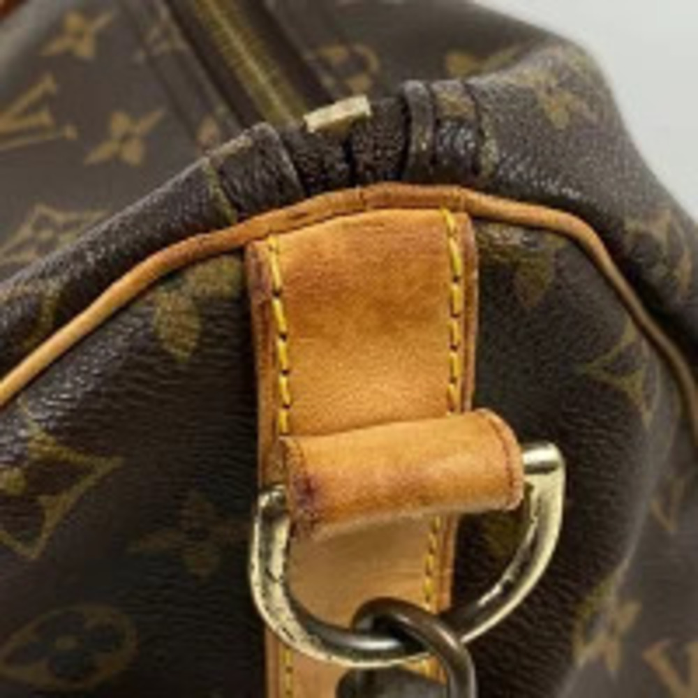 Louis Vuitton Keepall Bandoulire Travel Business Trip Boston Bag Monogram Brown - Picture 5 of 7